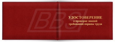 Удостоверение о проверке знаний требований охраны труда (арт. 90006)