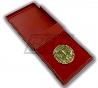Золотая медаль «За особые успехи в учении» I степени в пластиковом футляре с бархатным ложементом (арт. 61002)