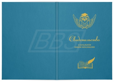 Твердая обложка к свидетельству о начальном общем образовании, второго вида (арт. 14010)