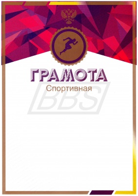 Грамота "Спортивная" (арт. 51007)